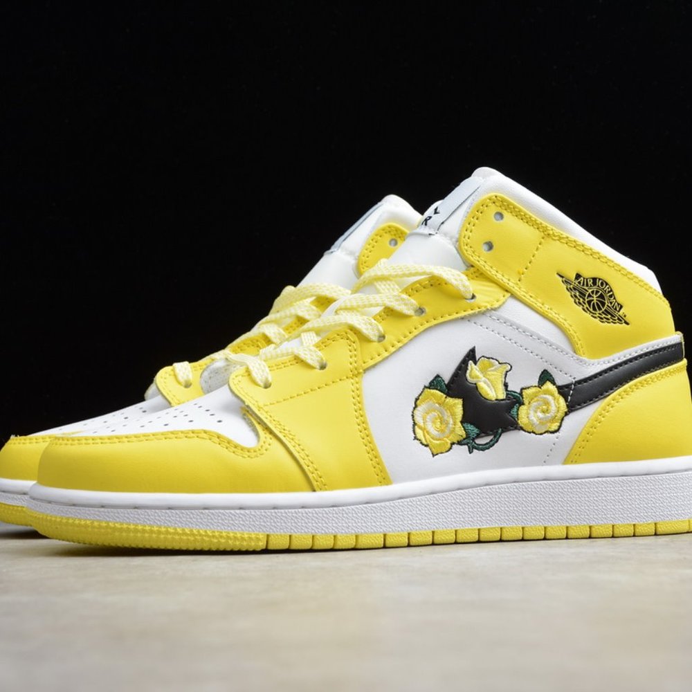 newNike Air Jordan 1 Zhongbang basketball shoes ye